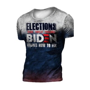 Men's Graphic T-Shirt 3D Print Design Casual Short Sleeve Tee Summer Fashion