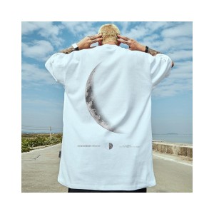Oversized Hip Hop T-Shirt for Men Plus Size Streetwear Graphic Tee Loose Fit Casual Short Sleeve