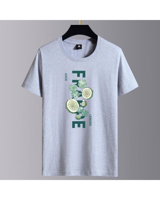 Men's Cotton T-Shirts Short Sleeve, Loose Fit Casual Summer Tees for Men, Trendy