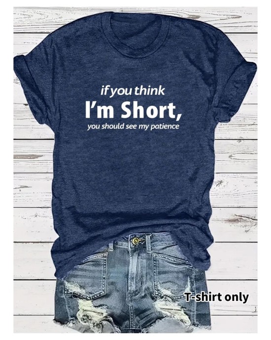 Funny Graphic Print T-Shirt for Women | Casual Short Sleeve Summer
