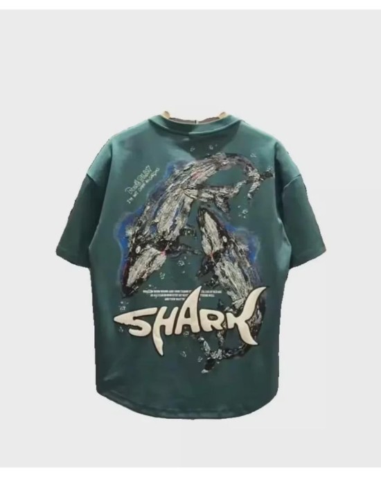 Men's Streetwear Graphic Print T-Shirt Summer Loose Fit Casual