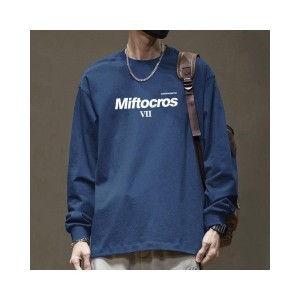 Heavyweight Cotton Tee for Men - Oversized Streetwear Fit, Soft Pure Cotton Long Sleeve T-Shirt, Trendy Casual