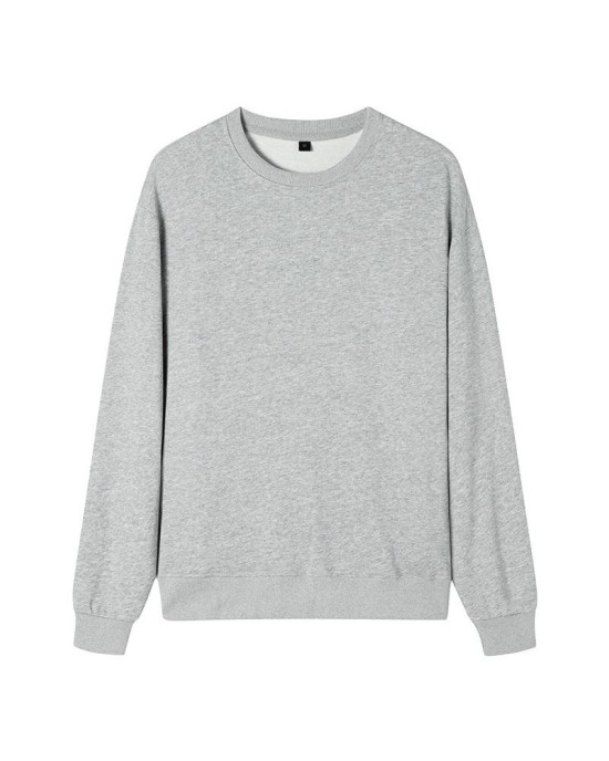 Oversized Cotton Hoodie Unisex Crewneck Sweatshirt for Men and